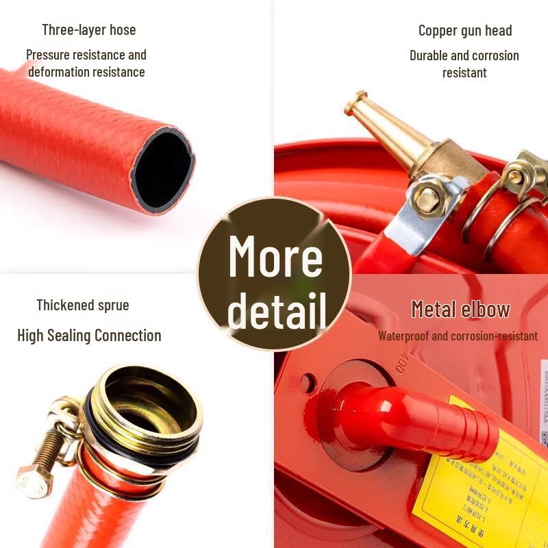 NaiDuo 30M Fire Hose Reel with 800x600 Fire Hydrant Box