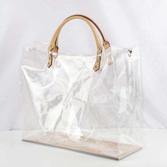 Прозрачная сумка-тоут сделай сам, набор для изготовления сумок, водонепроницаемая ПВХ, прозрачная, ручная работа