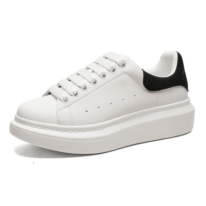 Thick-soled heightening little white shoes women's autumn new leather breathable comfortable versatile classic casual board shoes