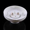 1/5PCS Bulb Parts Lamp Accessory White Bulb Holder Screw Light E27 Lamp Base Round Socket