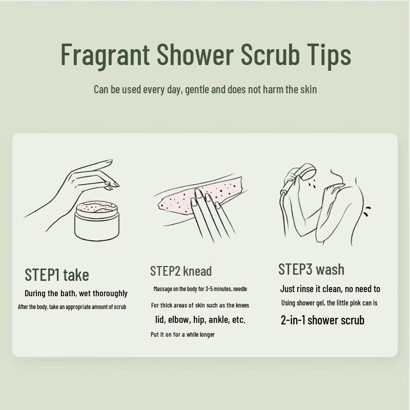 Banmu Huatian Ice Cream Smooth Fragrance Body Scrub