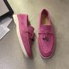 Женская обувь на плоской подошве весна-осень замшевые мокасины на платформе повседневная женская прогулочная нескользящая женская обувь