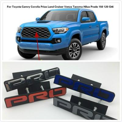 Автомобильная передняя решетка, значок Pro, логотип для Tundra Camry CHR Auris Yaris Rav4 Prius Prado Land Cruiser, аксессуары