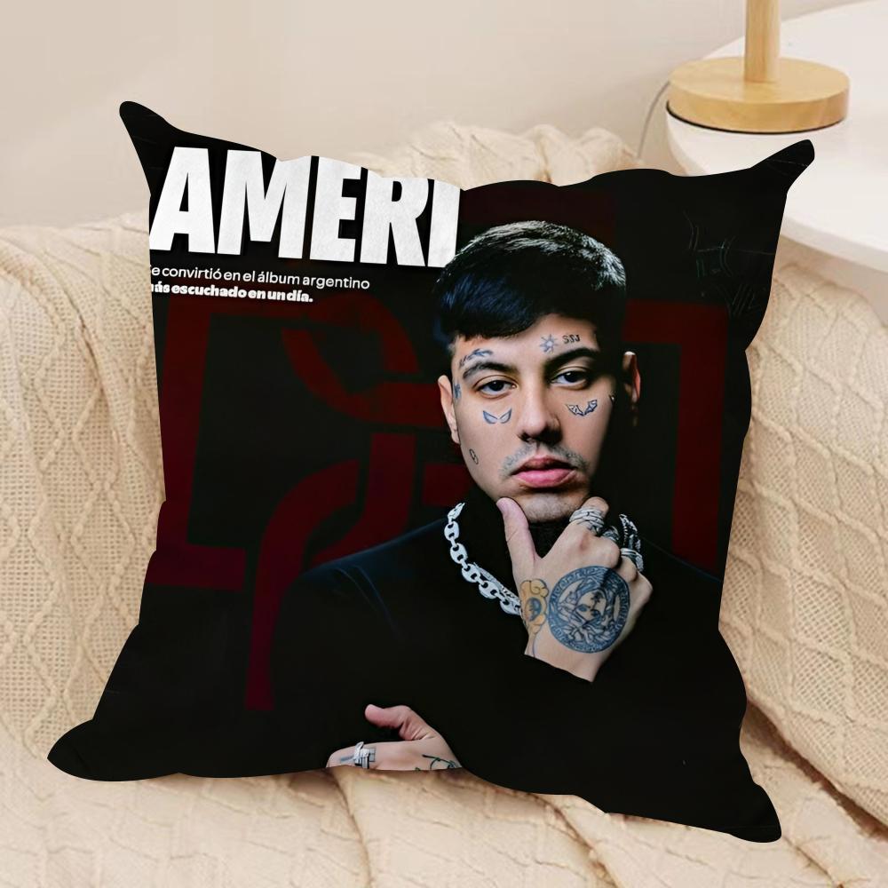 Чехол на подушку с изображением певца Duki, шелковистый короткий плюш, двусторонний печатный наволочка для дивана, для всех сезонов, декор для дома, подарок