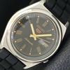 USED VINTAGE SEIKO 5 AUTOMATIC 7009A JAPAN MENS BLACK COLOR DIAL WATCH A433205-2 R115-a433205