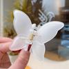 Colorful Butterfly Hair Claw Clip Matte Hairpin New Hair Clip  Women