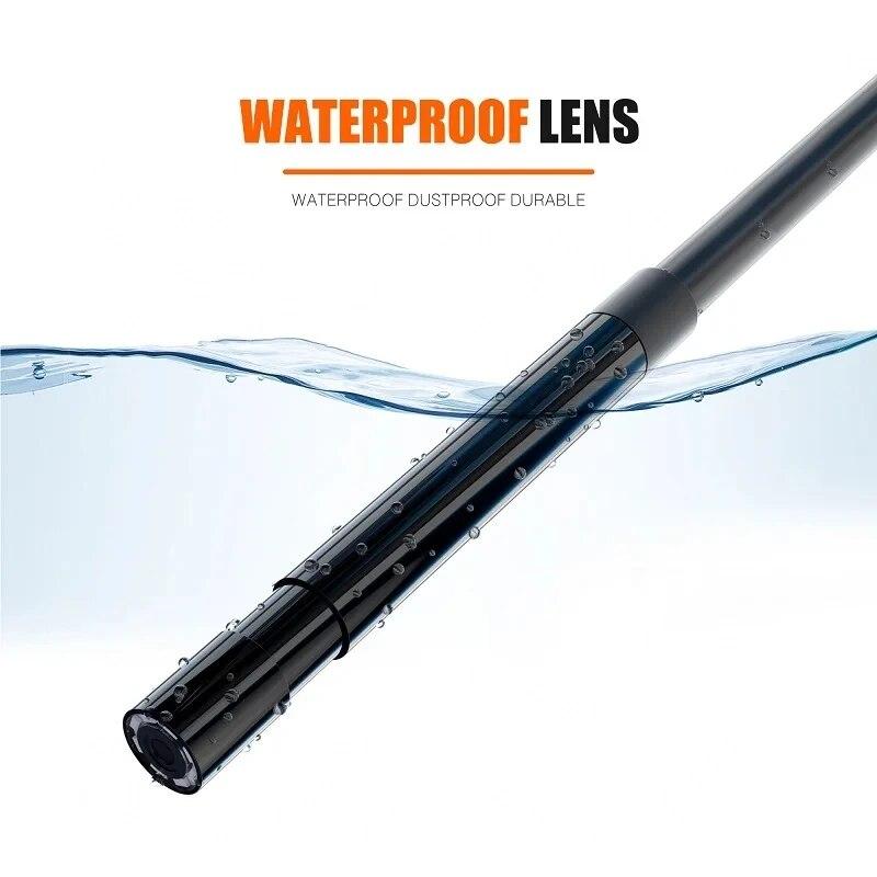 Industrial Endoscope Camera 4.3 Inch Screen HD1080P Single Dual Lens Pipe Car Inspection Borescope IP68 Waterproof LEDs 2600mAh