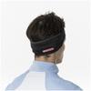 Mizuno Breath Thermo Running Reflective Black Headband, Moisture-Wicking, Heat-Generating, Cold-Weather Protection, Deodorizing, Print, J2JYB502,