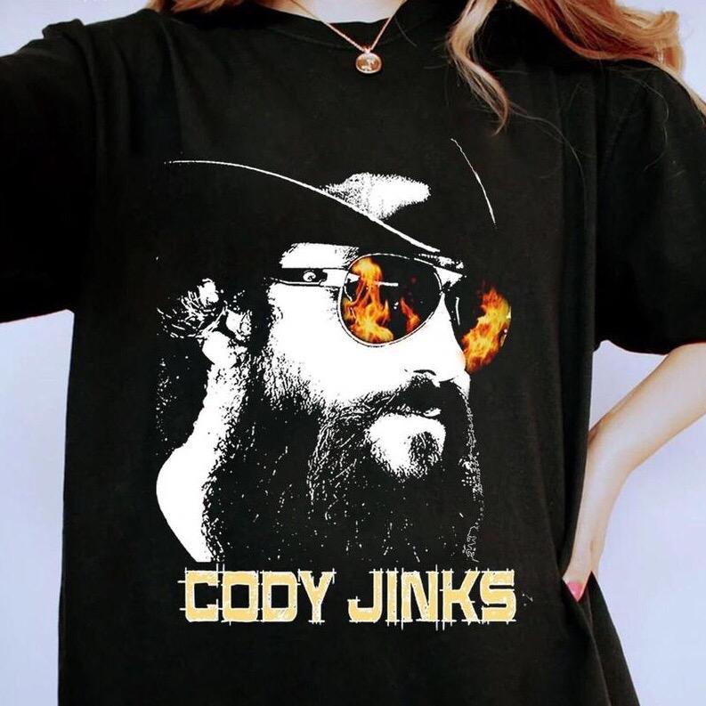 Подарок фанатам Cody Jinks Черная футболка Хлопок Все размеры Унисекс футболка