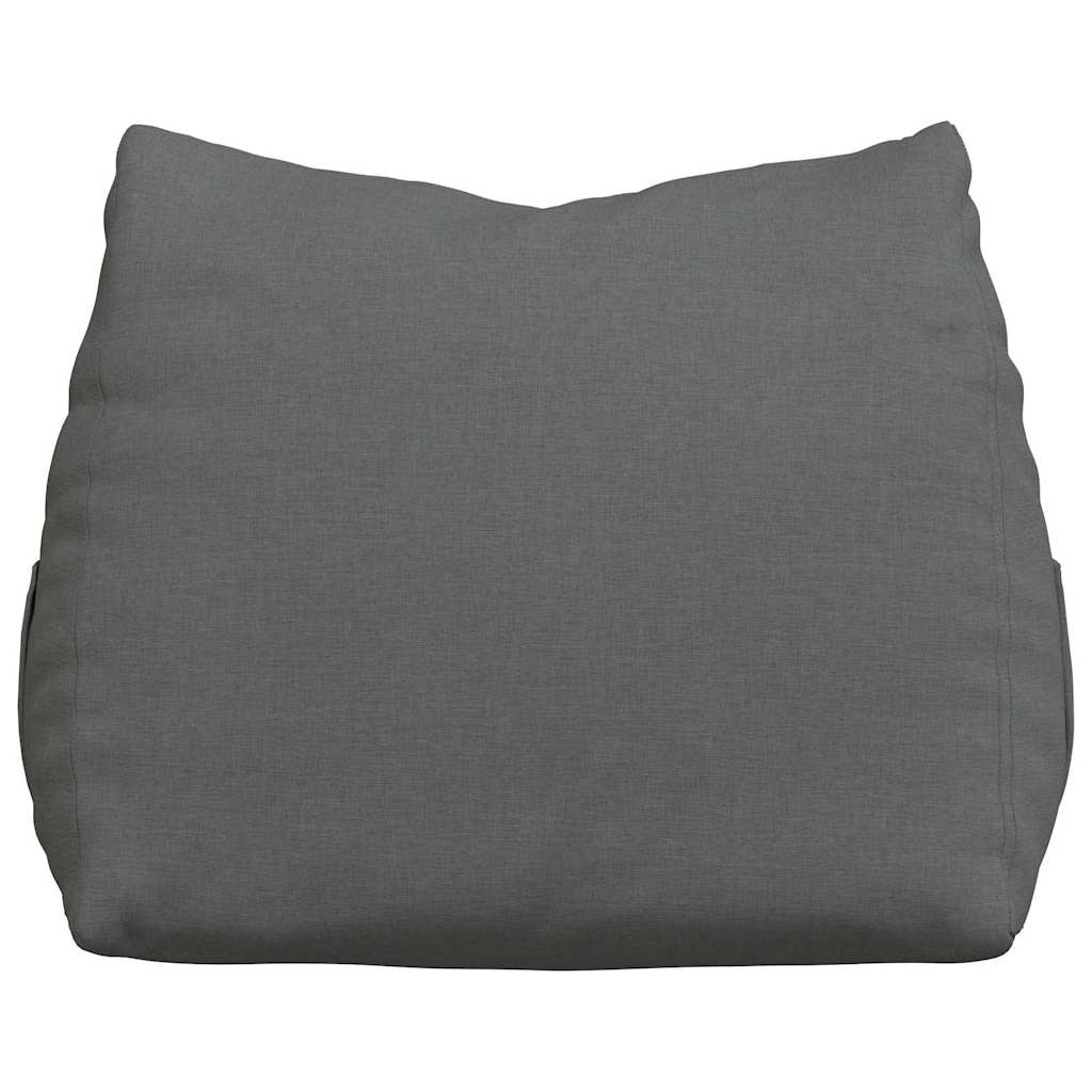 Back Cushion Dark Gray 60 x 20 x 50 cm Fabric