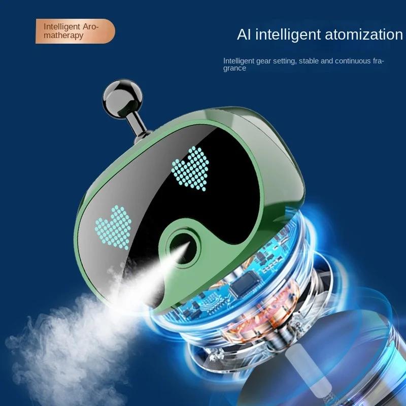 Новый автомобильный робот-ароматизатор, интеллектуальная машина для ароматерапии, автомобильное парфюмированное сиденье, высококачественная очистка воздуха, ароматерапия, дезодорант