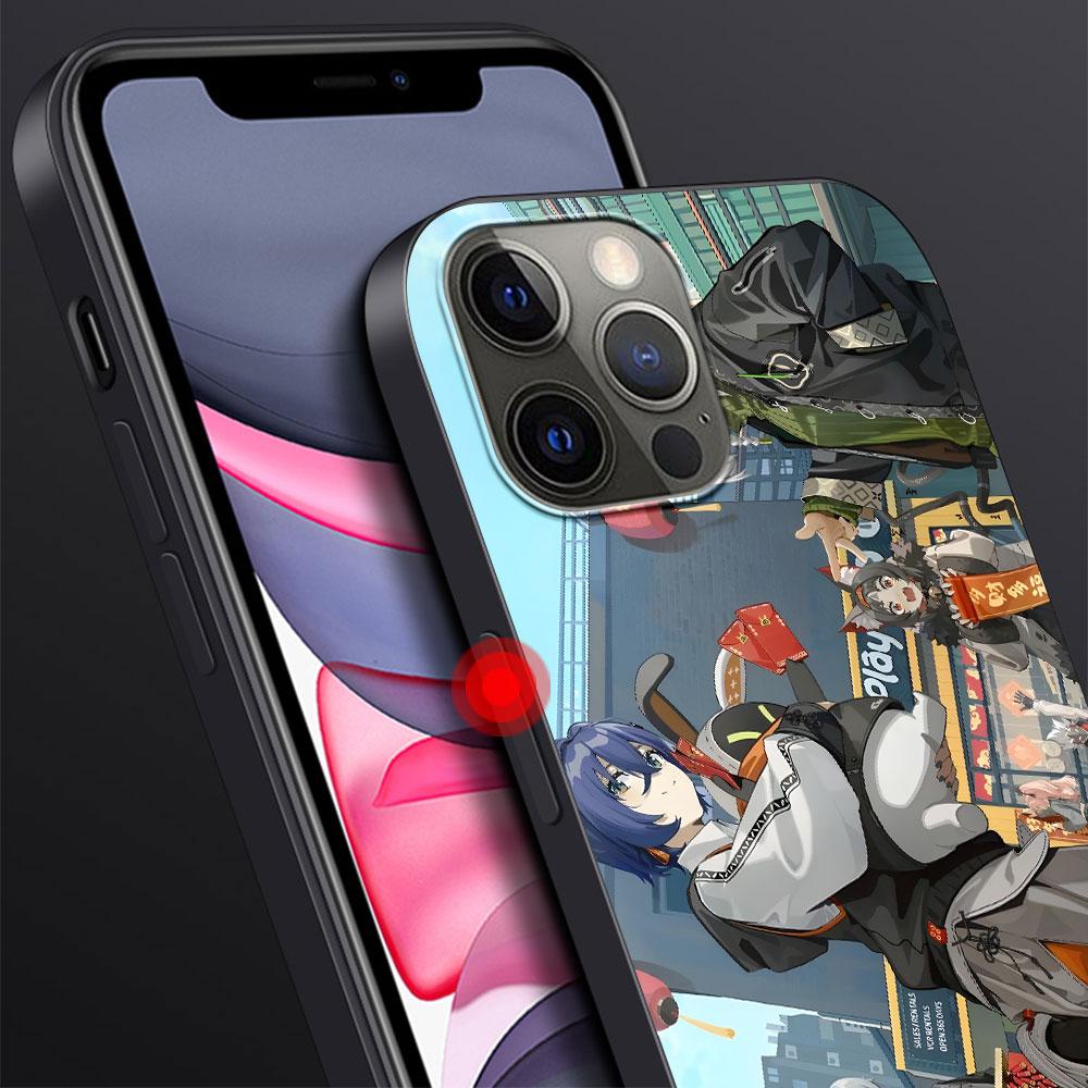 Чехол Nicole Demara Zenless Zone Zero для Apple iPhone 14 11 7 SE 8 X XS 13 12 Mini XR 15 Pro Max Силиконовый Черный Мягкий Чехол для Телефона
