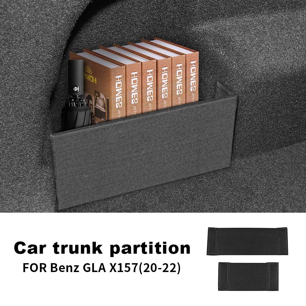 Car Trunk Storage Organizer Board For Mercedes-Benz E Class W213 2016-2023 Trunk Partition Separate Tail Stowing Box Accessories
