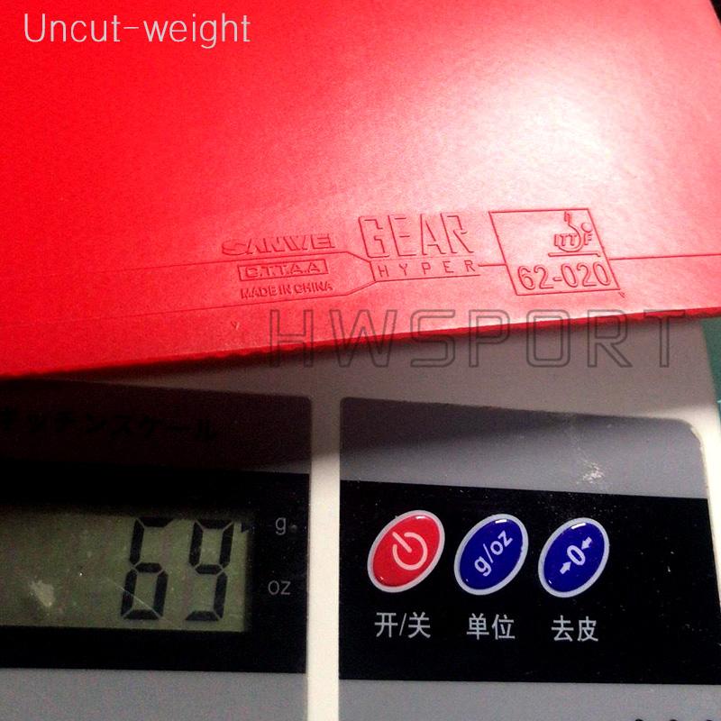 SANWEI GEAR HYPER Накладка для настольного тенниса Полулипкая резиновая пластина для пинг-понга с предварительно настроенной средней бисквитной насадкой