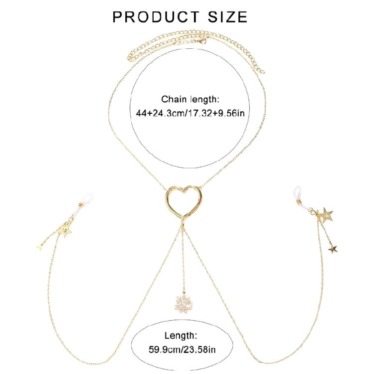 Модное ожерелье-цепочка на тело из сплава, практичная цепочка на грудь, подходит для модных женщин для создания уникальных образов.