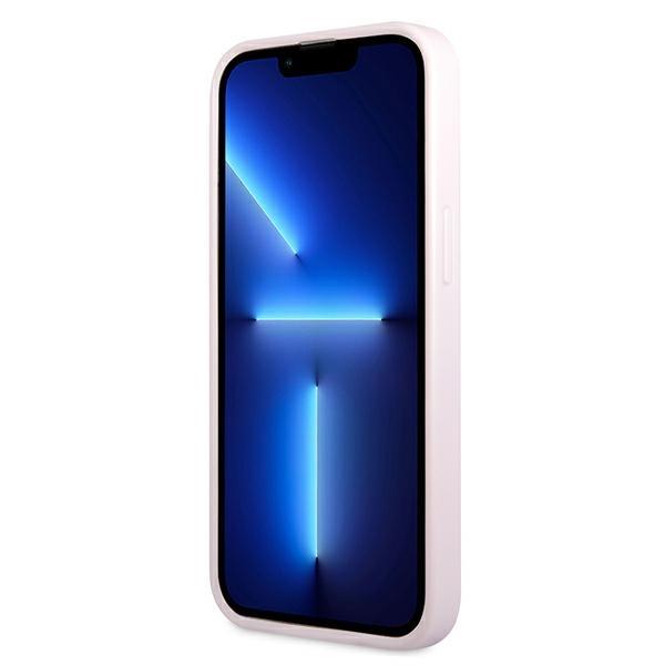 Guess Guhcp13Spsasbpu Iphone 13 Mini5,4 Fioletowy/Purple Saffiano Hot Stamp & Metal Logo