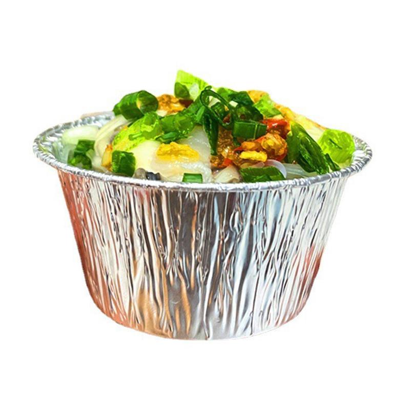 10Pcs Aluminum Foil Mold Mini Egg Tart Cases Cake Cups Tin Pie Trays Mold