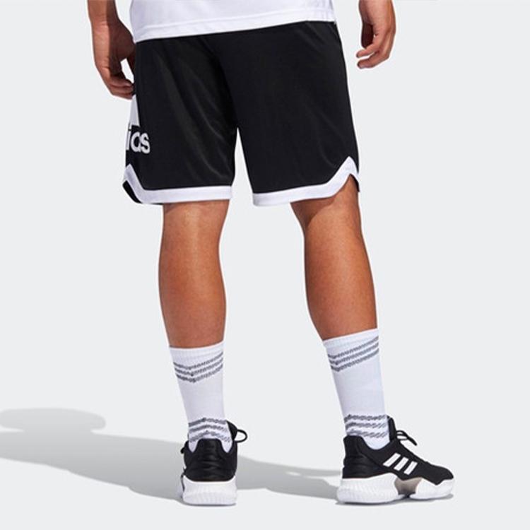 adidas Мужские быстросохнущие баскетбольные шорты Badge Of Sport, черные DP4768
