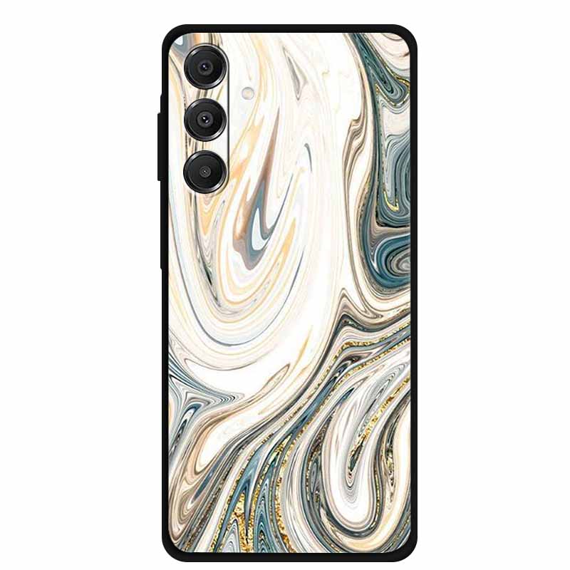 Для Samsung A17 A16 A15 4G 5G Чехол Мраморный ТПУ Мягкий Силикон Задняя Крышка Чехлы для Телефонов для SamsungA17 Водонепроницаемый Прозрачный Para