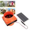 Solar Powered Exhaust Fan for Round Tube Easy Installation Multipurpose 130CFM Quiet RV