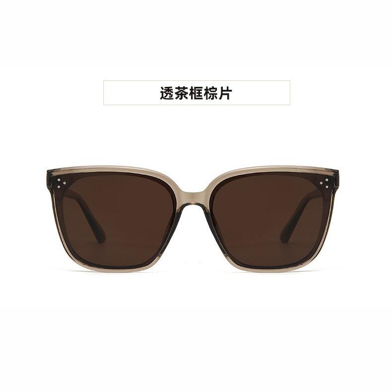 Gm Солнцезащитные очки Уличные оттенки Простые солнцезащитные очки Ретро солнцезащитный крем Защита от ультрафиолета Солнцезащитные очки Женские