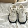 Летние дышащие белые туфли на плоской подошве для женщин 2025 года, новые популярные универсальные спортивные оригинальные нишевые корейские повседневные туфли для сноуборда