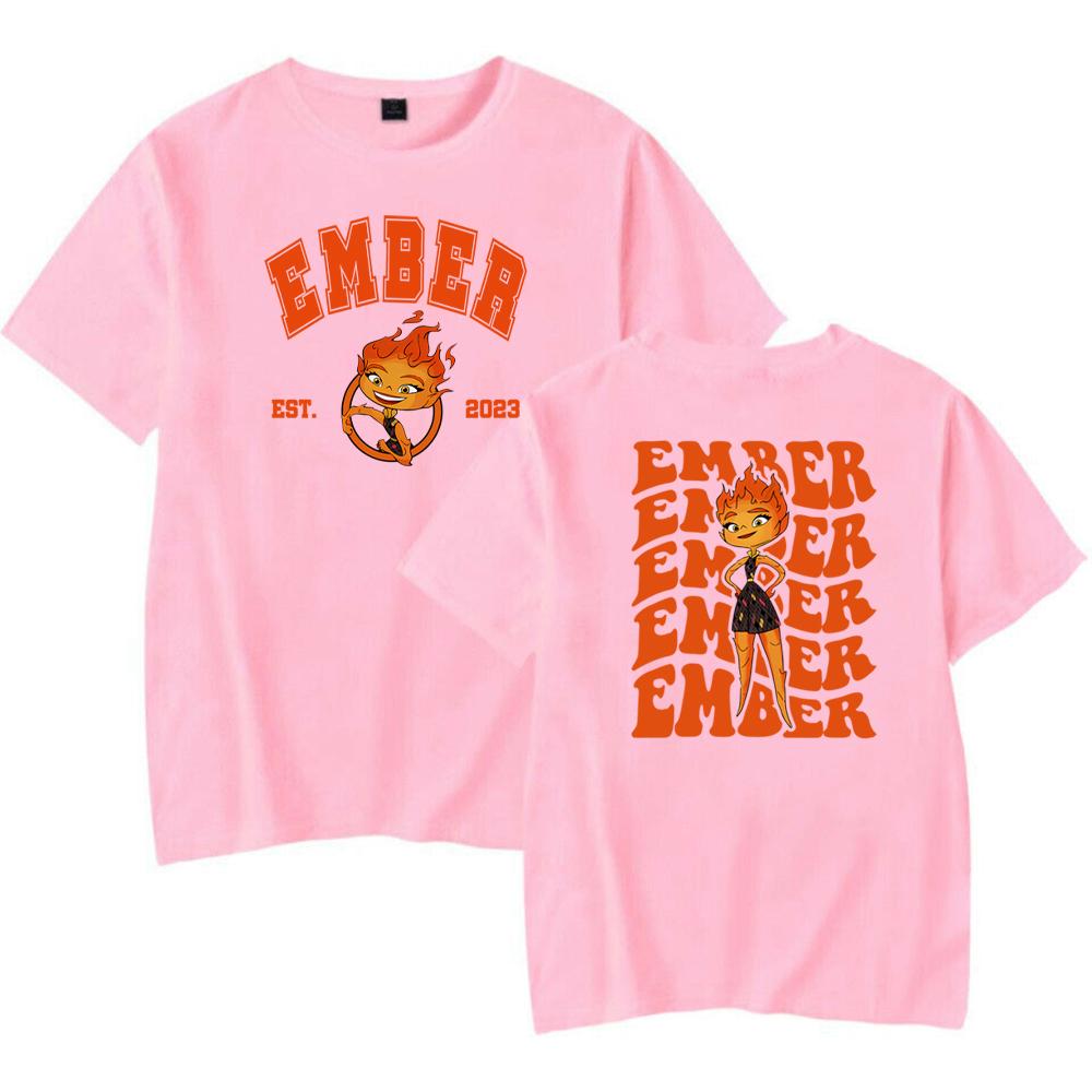 Ember EleUnisextal Футболка Модная двусторонняя футболка EleUnisextal Футболка Ember Футболка Уэйда и Эмбер Футболка WDW Magic Kingdom