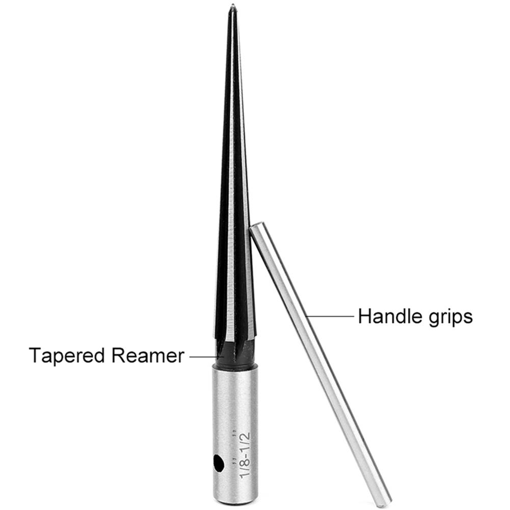 Bridge Pin Hole Reamer Tapered 5-degree 6 Fluted Acoustic Guitar Woodworker DIY Pickup Luthier Tool