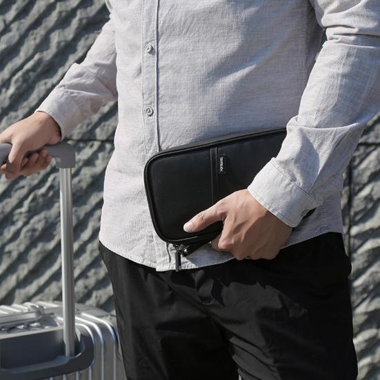 Сумка для паспорта Удобная пылезащитная сумка с несколькими отделениями большой вместимости Дорожный аксессуар