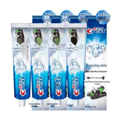 Зубная паста 3D White с микрочастицами угля, 4 шт.
