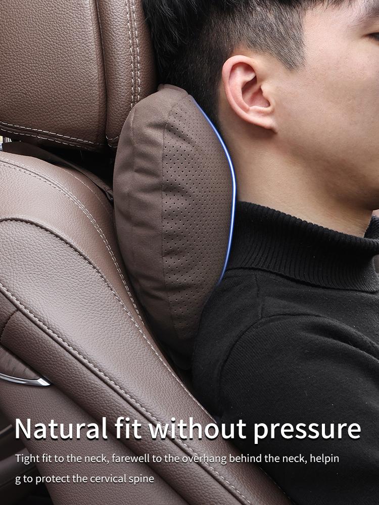Car Headrest Neck Support Seat Lumbar Cushion Soft Neck Pillow Mazda 3 5 6 Axela Atenza SKYACTIV CX5 CX8 CX9 CX30 MX5 RX7 BT50 MG3