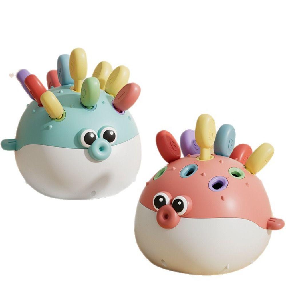 Early Education Pufferfish Children's Toys Insertion Pufferfish Puzzle Toy Various Holiday Gifts