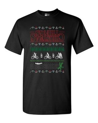 Рождественские Вещи Уродливый Праздничный Взрослый DT Футболка Унисекс