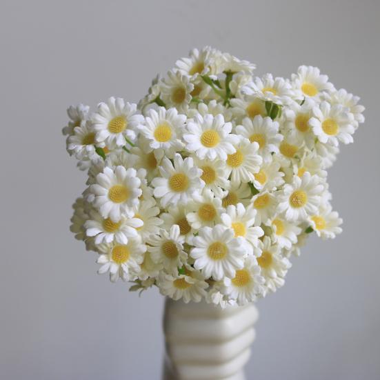 Искусственный букет цветов на гибких стеблях, реалистичные шелковые искусственные цветы для декора дома в лесном стиле, не требующие ухода, свадебные композиции