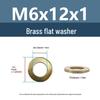 Yigu Durable Brass Flat Washers: M2-M12 Screws
