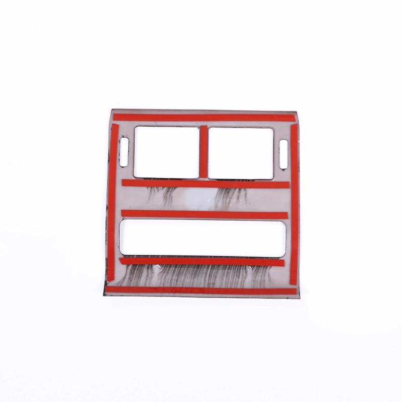 Carbon Fiber Style For Landrover Range Rover Sport 2014-2017 ABS Plastic Rear Row AC Air Outlet Frame Cover Trim Car