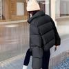 Winter Warm New Parkas Women Y2K Fashion Streetwear Loose Thick Crop Down Cotton Jacket  Chic Female Brown Coats Outwears