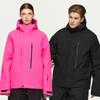 Hooded Ski Jackets for Men and Women Outdoor Winter Warm Snowboarding Jacket Waterproof Windproof Skiing Jacket Unisex Breathable Insulated Snow Coat