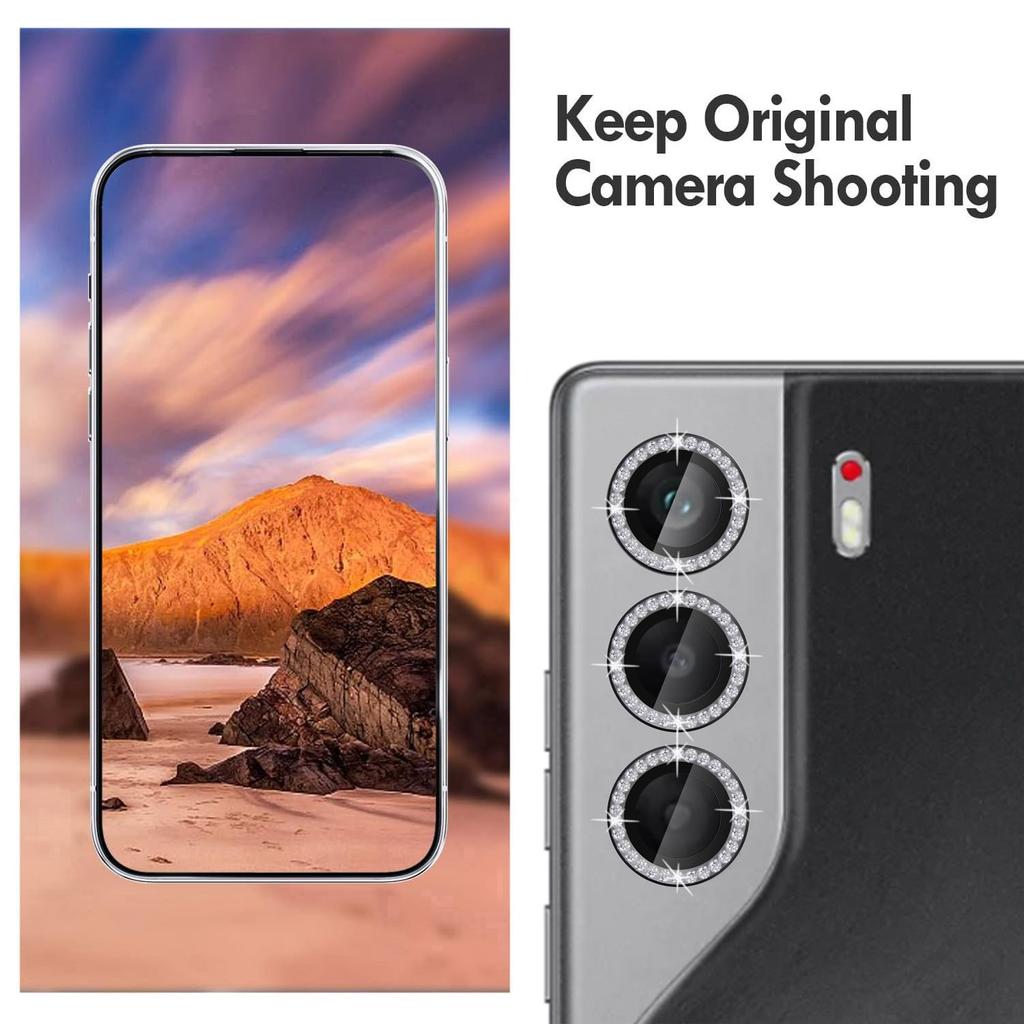 Для TECNO Camon 40 Pro 4G Защита объектива камеры Дизайн «Кольцо с бриллиантом» Закаленное стекло Пленка для объектива