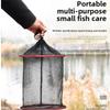 Quick-drying Material Portable Fishing Net Bag Anti-hanging Fish Net Fishing Trips