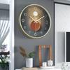 Light Luxury Wall Clock Living Room Bedroom Clock Creative Fashion Clock Decoration Silent Simple Quartz Clock 20CM