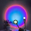 USB Sunset Light LED Rainbow Night Lamp Projector Photography Wall Atmosphere Lamp For Bedroom Home Gift Festival Decor Lighting