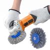 Angle Grinder Wire Wheel Brush Rust Resistant Easy To Install Multi-purpose Heavy-Duty Nylon Brush Woodworking Tool