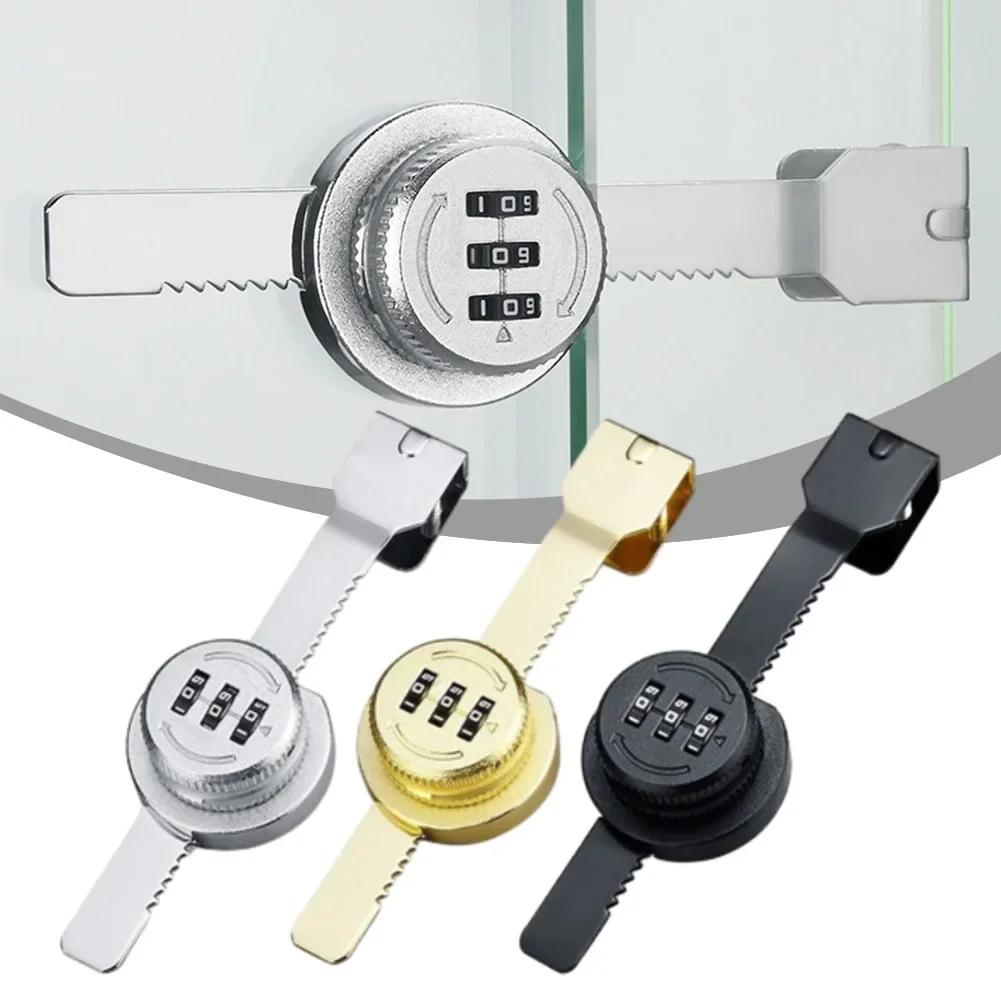 Стеклянный шкаф с паролем, замок для стеклянной раздвижной двери, витрина для хранения, окно, двойной открывающийся кодовый замок, фурнитура