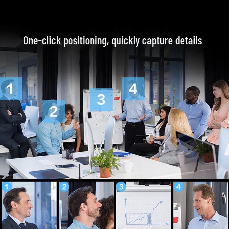 MAXHUB Video Conferencing System with 12x Zoom Camera & Dual Omni-directional Mics (CN version)