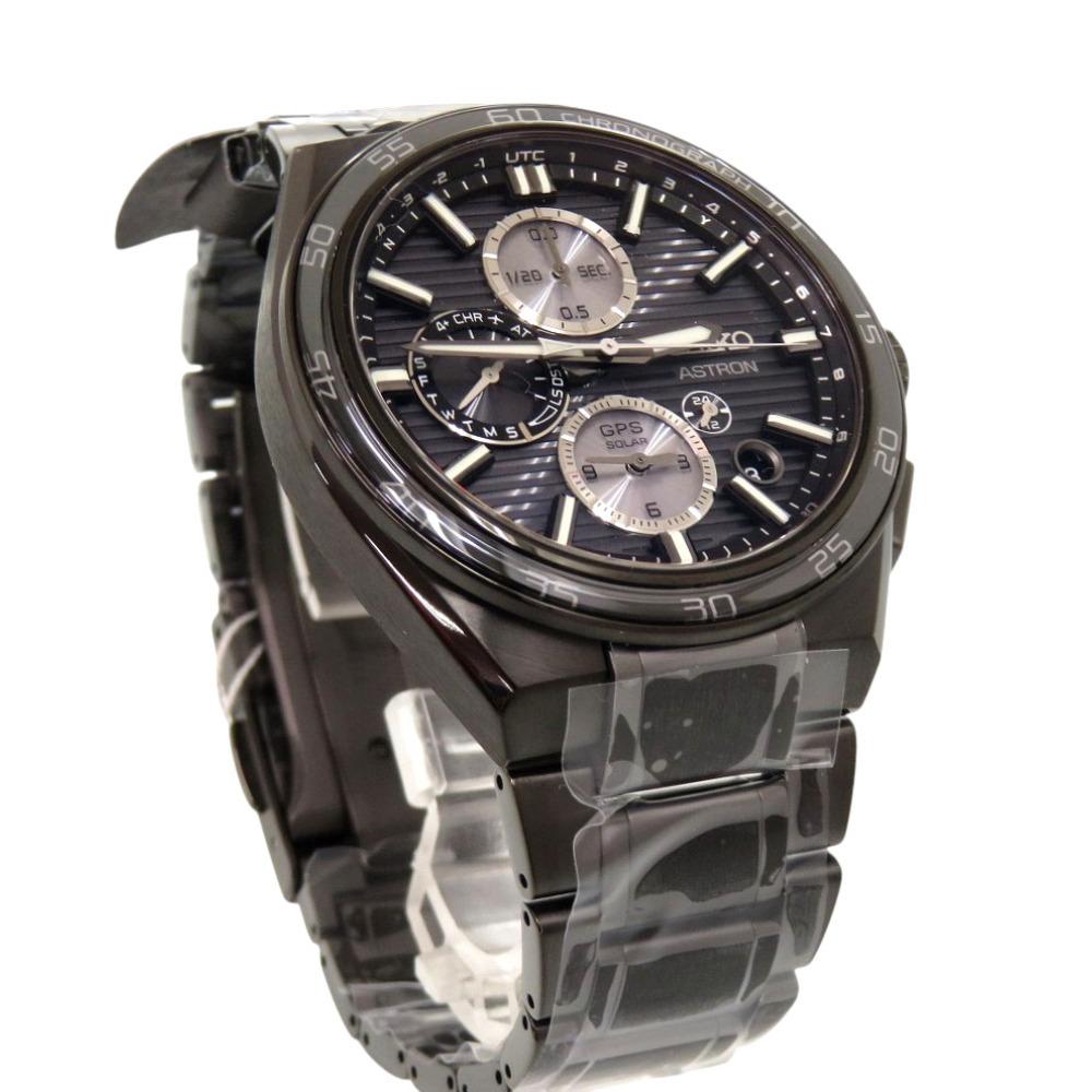 Б/У ОРИГИНАЛЬНЫЕ SEIKO SBXC179 5X83-0AP0-1 Astron Черный титан GPS Солнечные наручные часы