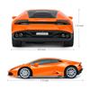 РАСТАР 1:24 2,4 ГГц Lamborghini Huracan LP610-4 Радиоуправляемая модель автомобиля, Оранжевый