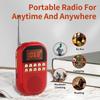 2025 новая мини-портативная радиостанция FM/AM 1100 мАч, перезаряжаемая от карты, радио Bluetooth