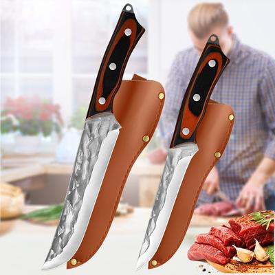 Кухонный нож Тесак для мяса Нож для обвалки из нержавеющей стали Нож для мясника Нож для овощей и фруктов Нож для резки