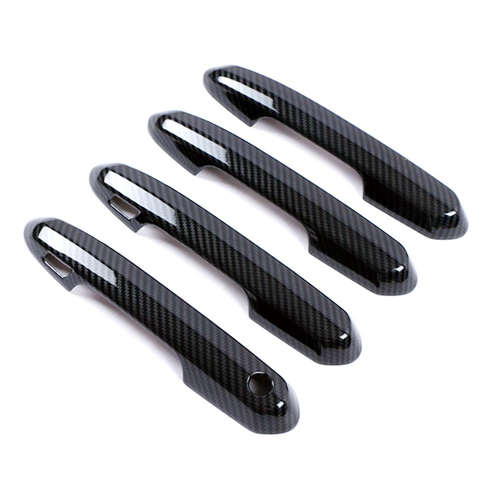 Для Toyota Rav 4 Rav4-2023 цветная дверная ручка из углеродного волокна, защитная крышка из АБС-пластика, хромированная отделка с 2 умными